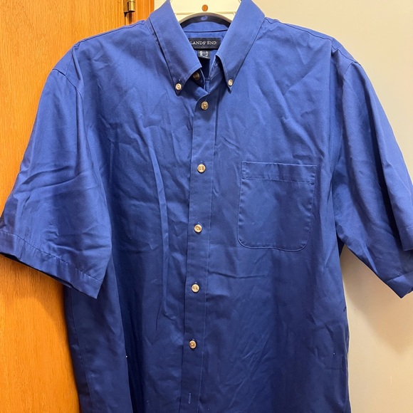 Lands' End Other - Lands' End Men's Classic Blue Button Down Shirt